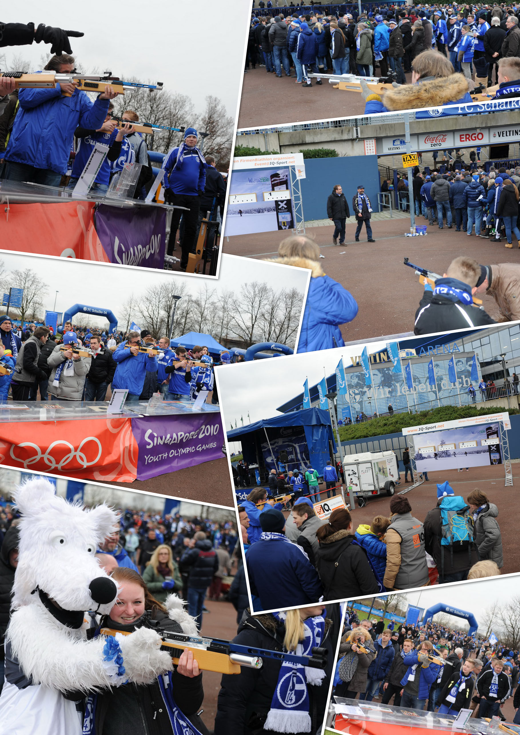 „Ella‐Tour“ für den Biathlon auf Schalke 2014