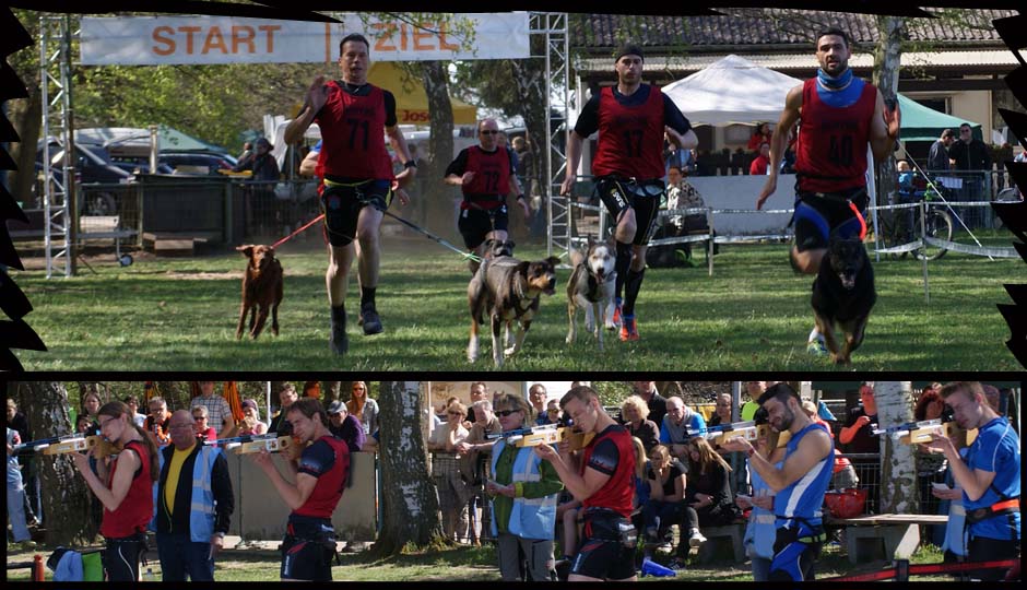 Dog-Biathlon in Hockenheim, 18./19. April 2015, Wettkampfbericht