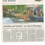 Rheinzeitung Nachbericht