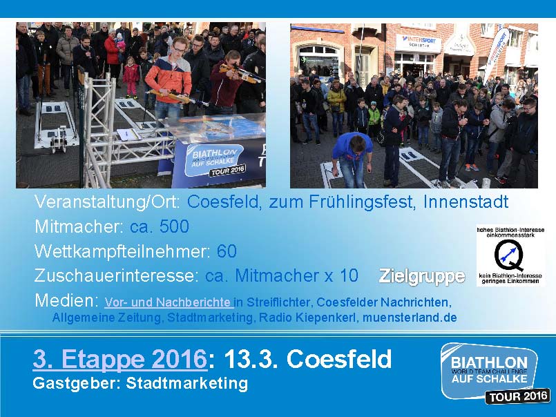 Biathlonetappe Coesfeld