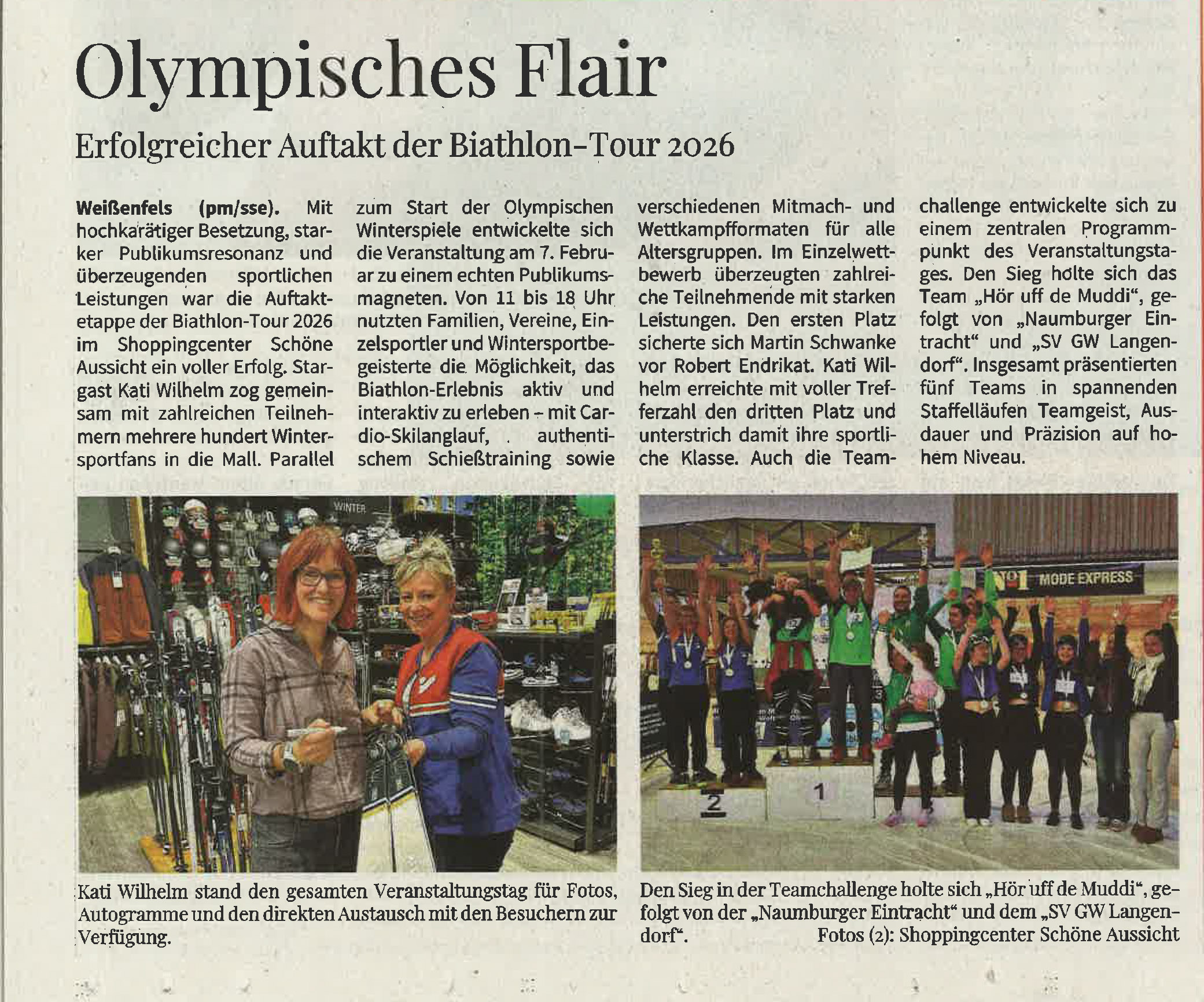 Nachbericht in Super-Sonntag